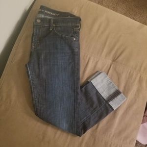 Perfect Cuffed Straight Leg Jeans